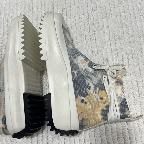 Converse Run Star Hike High Washed Florals Platform Size 7.5 womens - Picture 8 of 16